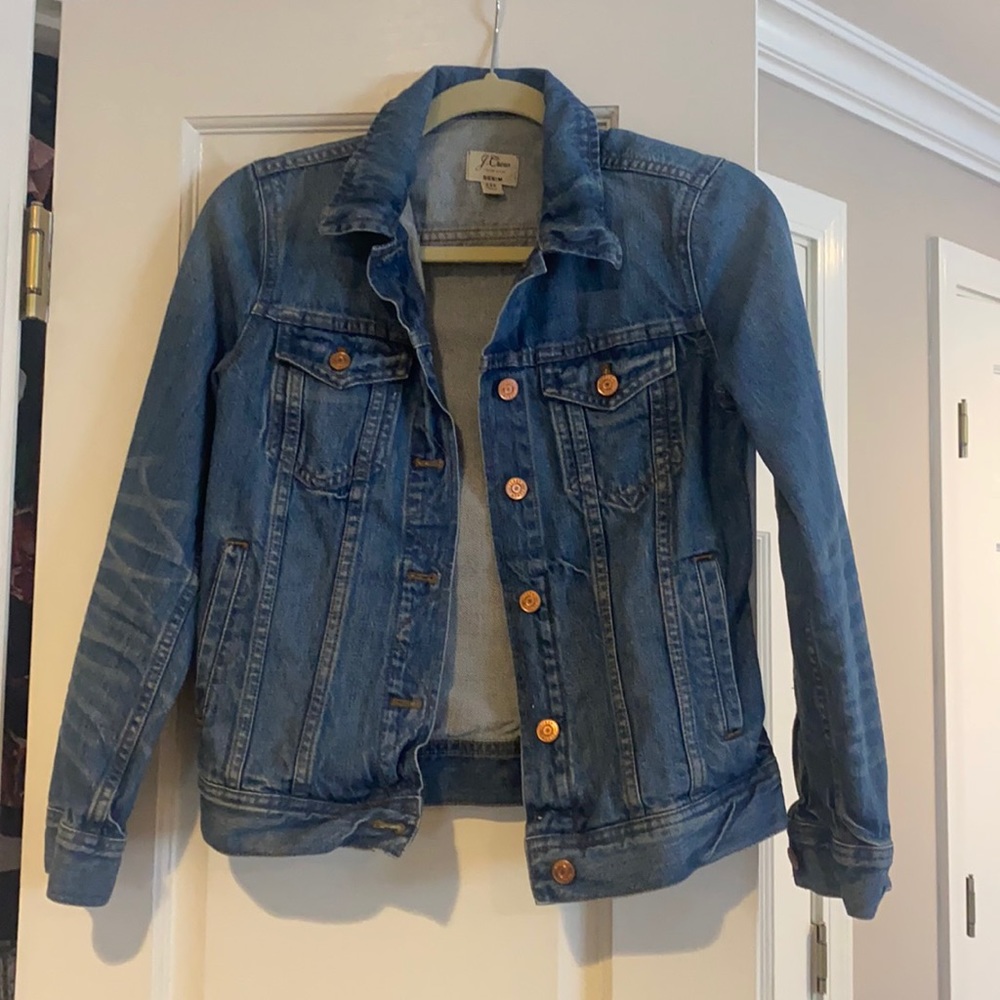 EUC Jcrew denim jacket xxs